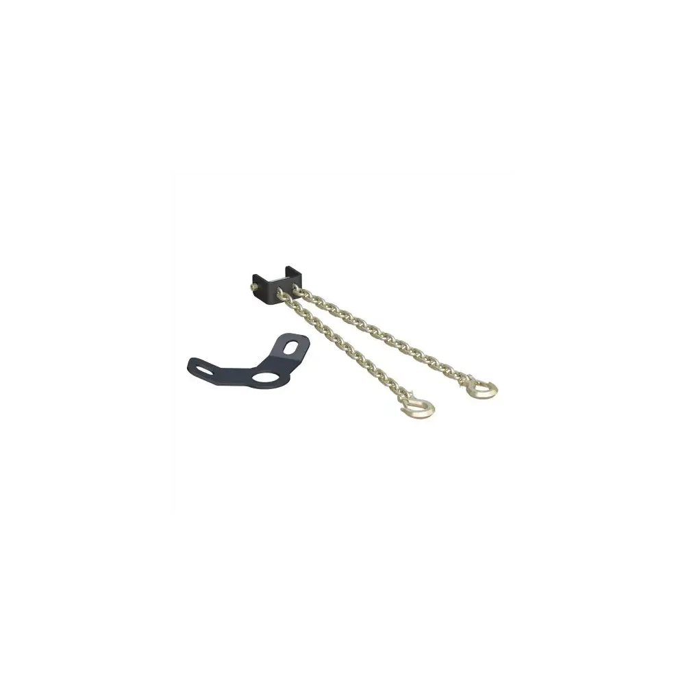 CrossWing 5th Wheel Safety Chain Assembly with Gooseneck Anchor Plate - CUR16614